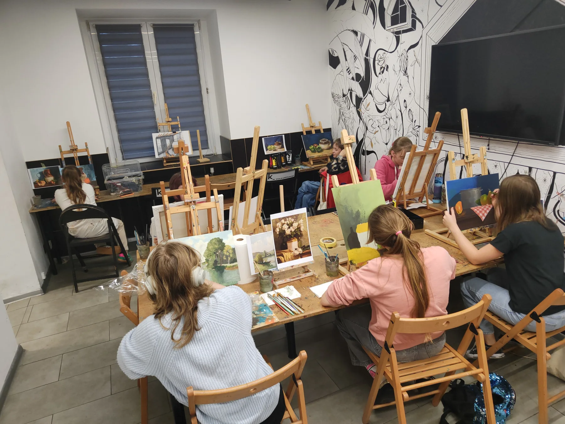 Zajęcia rysunku w pracowni kreARTywni
